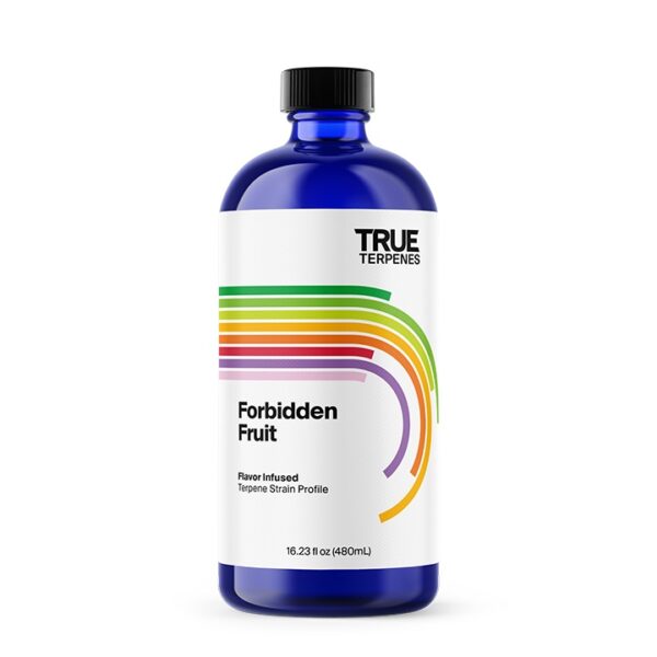 True Terpenes Forbidden Fruit Flavor Infused terpenes bottle - new look